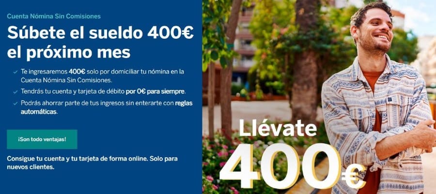 Cuenta Nómina del BBVA